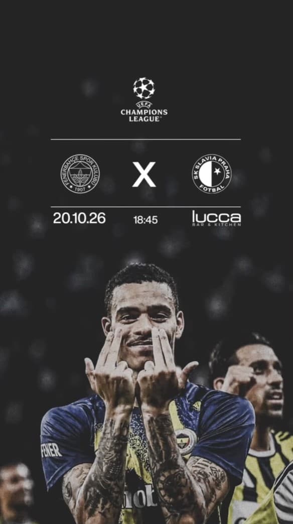 Champions League: Fenerbahçe – Slavia Prag, Tue 20/10, 6:45 pm